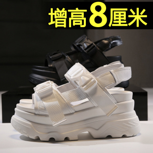 凉鞋2026年女新款夏季厚底松糕高跟网红爆款罗马欧洲站增高ins潮