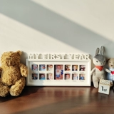 Детская памятная деревянная настенная фоторамка, 12 мес., подарок на день рождения, делается под заказ