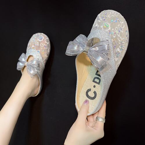 包头夏季新款网纱透气仙女风拖鞋