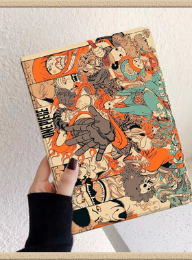 海贼王适用苹果平板ipadair5保护套mini456第八九代电脑软壳带笔槽2022pro11英寸三折磁吸迷你10.9寸/9.7新