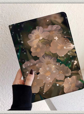 梦幻萤火虫适用苹果平板2022ipadpro11英寸保护套air5/4/3第九十代ipad9带笔槽mini6电脑壳17/18气质高级防摔