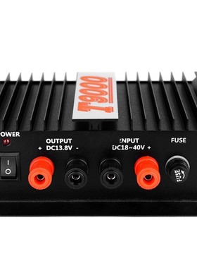 黑色T9000船用电源稳压器80A船舶变压器24V转13.8V海图机高频防护