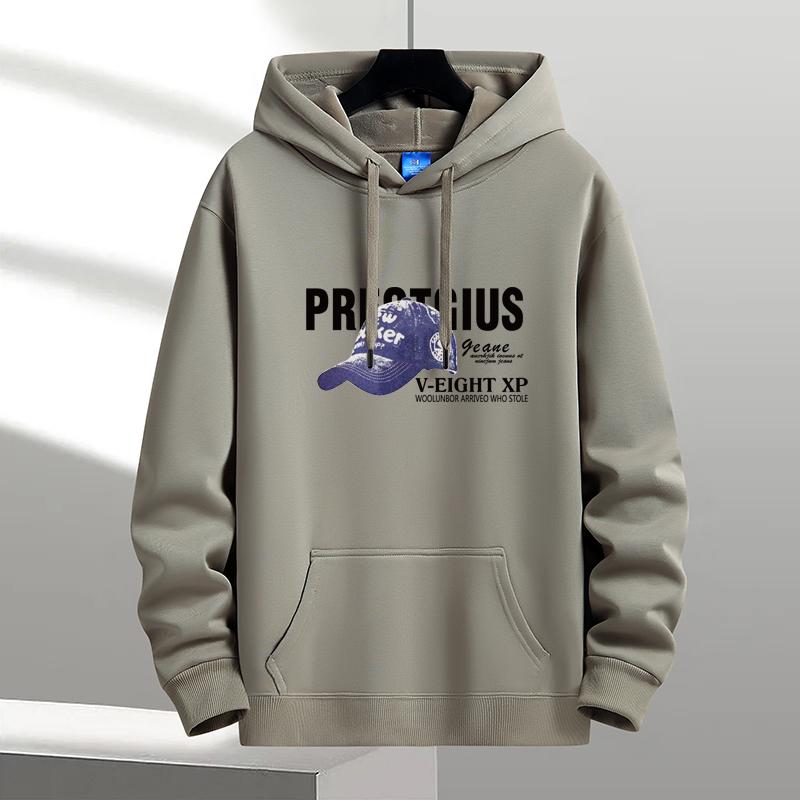 青少年秋冬装连帽衫加绒卫衣外套