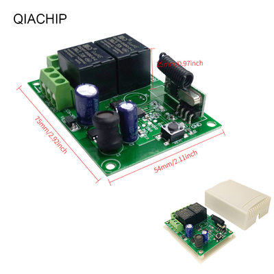 DC6V12V24V电源遥控开关水泵电机控制板遥控门禁继电器信号433.92