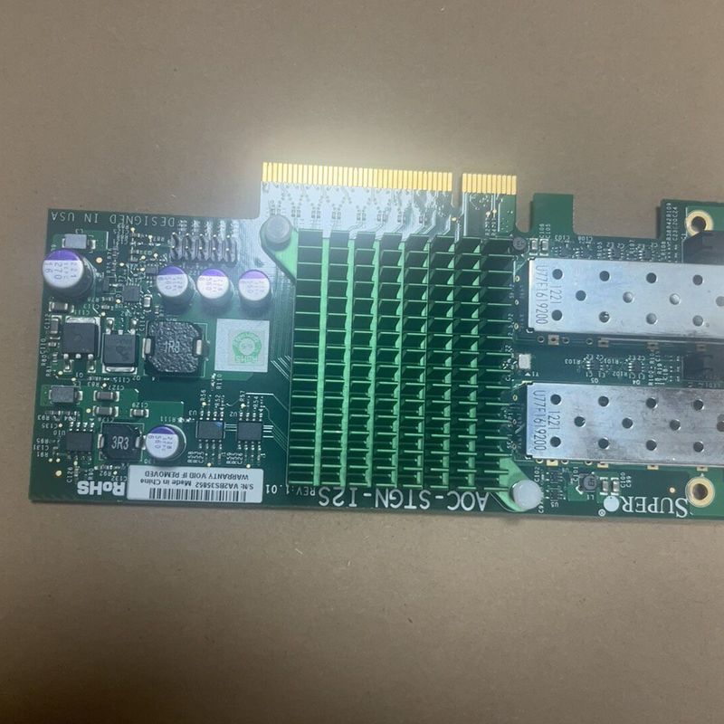 超微双口万兆光纤网卡 AOC-STGN-I2S X520-D