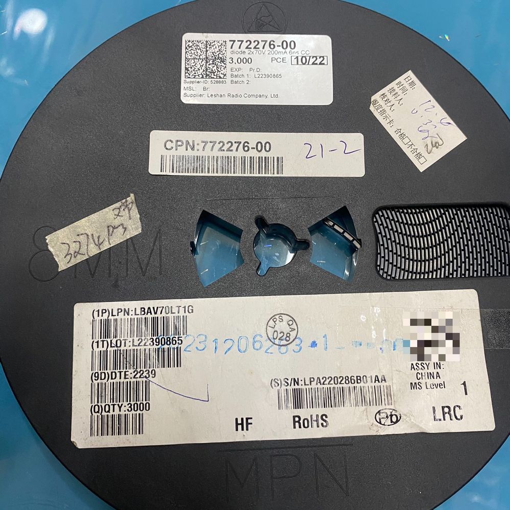 LBAV70LT1G SOT-23 2节段 3250只 60