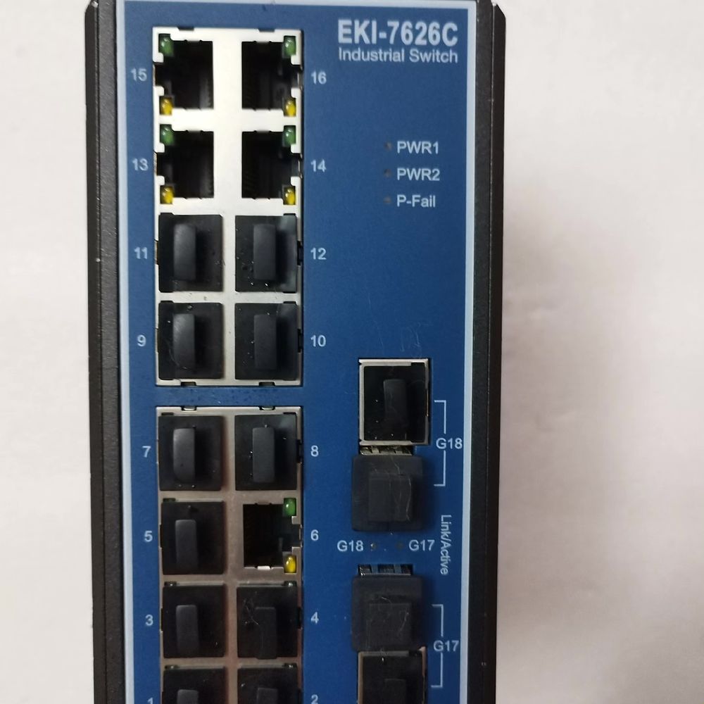 研华工业交换机 EKI-7626C工业以太网交换机  仓库库