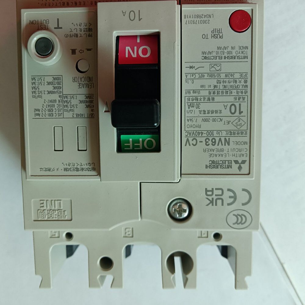漏电塑壳断路器NV63-CV 3P 10A 30