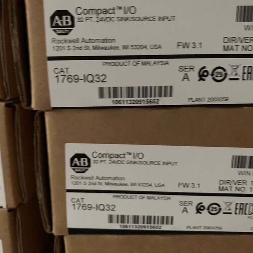 PLC 型号：1769-IQ32