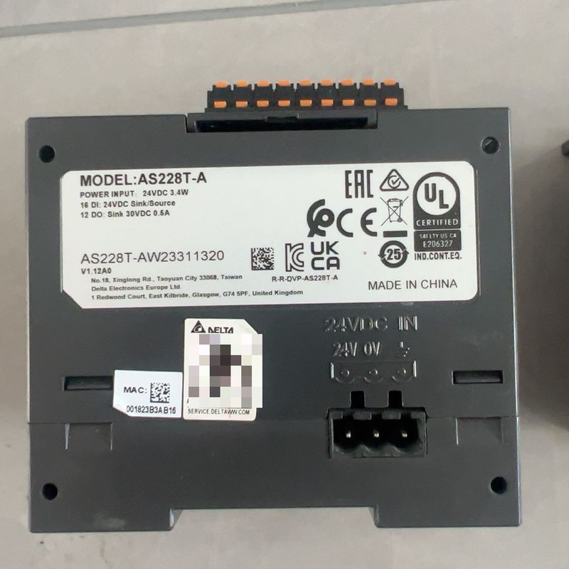 台达PLC主机AS228T-A 拆机件 还可以 实物拍摄