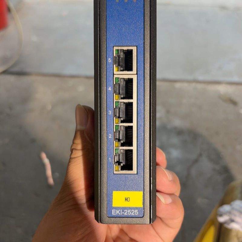 研华工业交换机EKI-2525  5孔 拆机实物图片 成