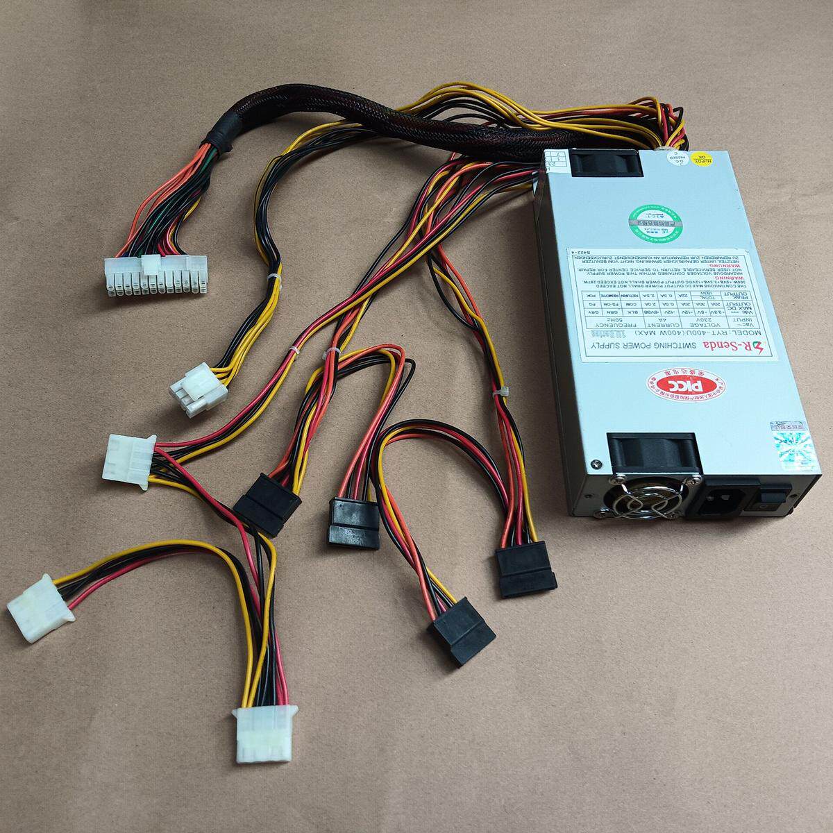 大1U荣盛达服务器电源： RYT-400U 400W 电源