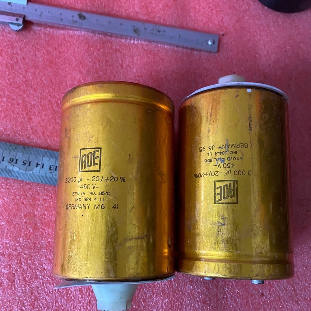 德国 ROE 450v?3300uf 金装发烧滤波电解电容