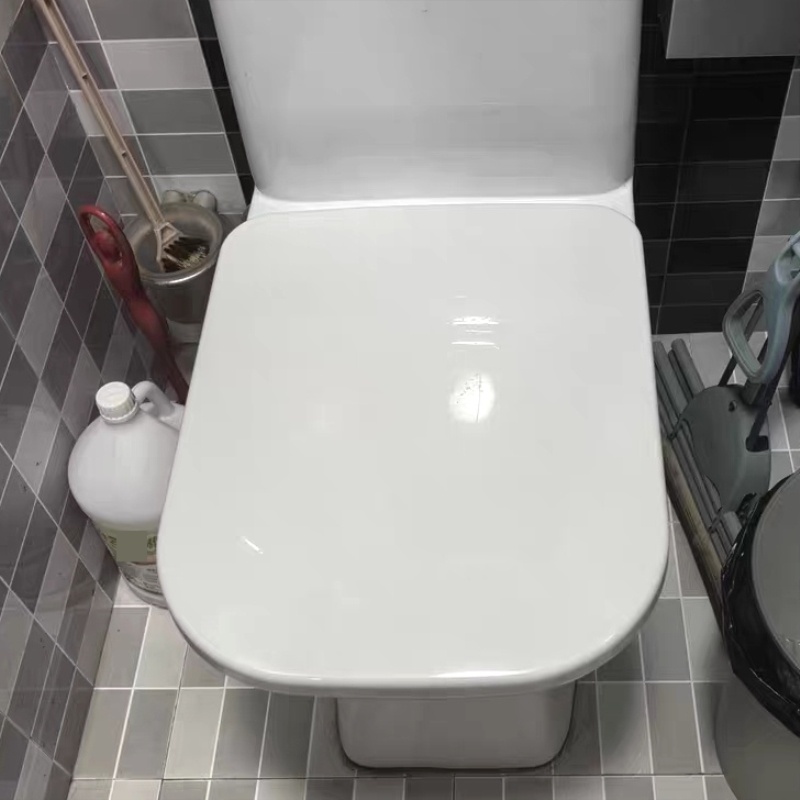 脲醛配件家用坐便盖厕所板加厚梯形圆形老式方形盖板通用方型