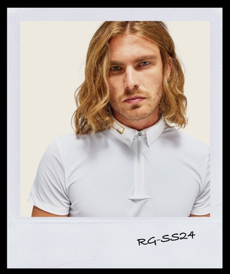 RG 男士马术比赛训练短袖 Jersey S/S Competition Zip Polo
