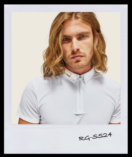 RG 男士马术比赛训练短袖 Jersey S/S Competition Zip Polo