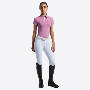 RG 女孩马术训练短袖Micro Perforated Jersey S/S Training Zip