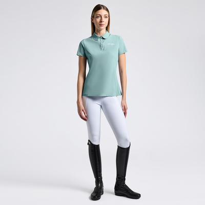 CT 女士马术训练短袖Jersey Pleated S/S Training Polo