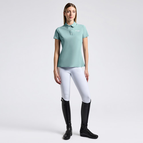 CT 女士马术训练短袖Jersey Pleated S/S Training Polo