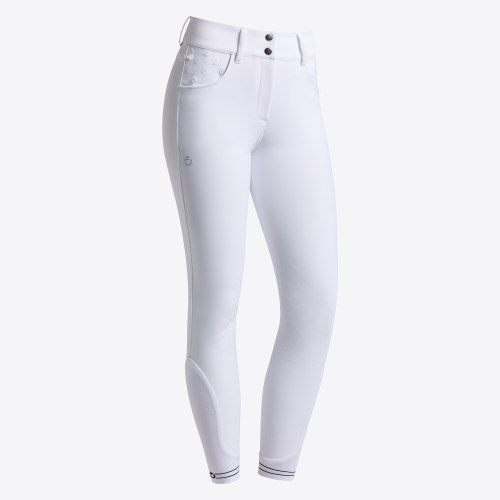 CT 女士马术比赛马裤高腰速干 Embroidery Logo Grip Breeches