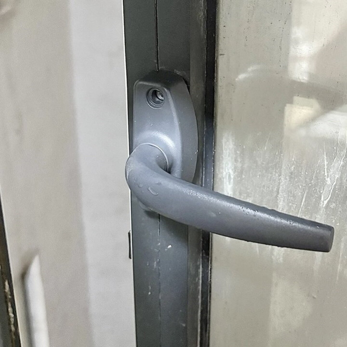 老式推窗窗户断桥窗带手柄外推拉斜压传动执手配件玻璃门拉手