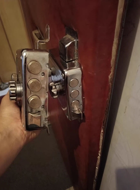 正品安防AFS锁盼盼美心防盗门锁背包锁老式外装天地钩锁 1076V