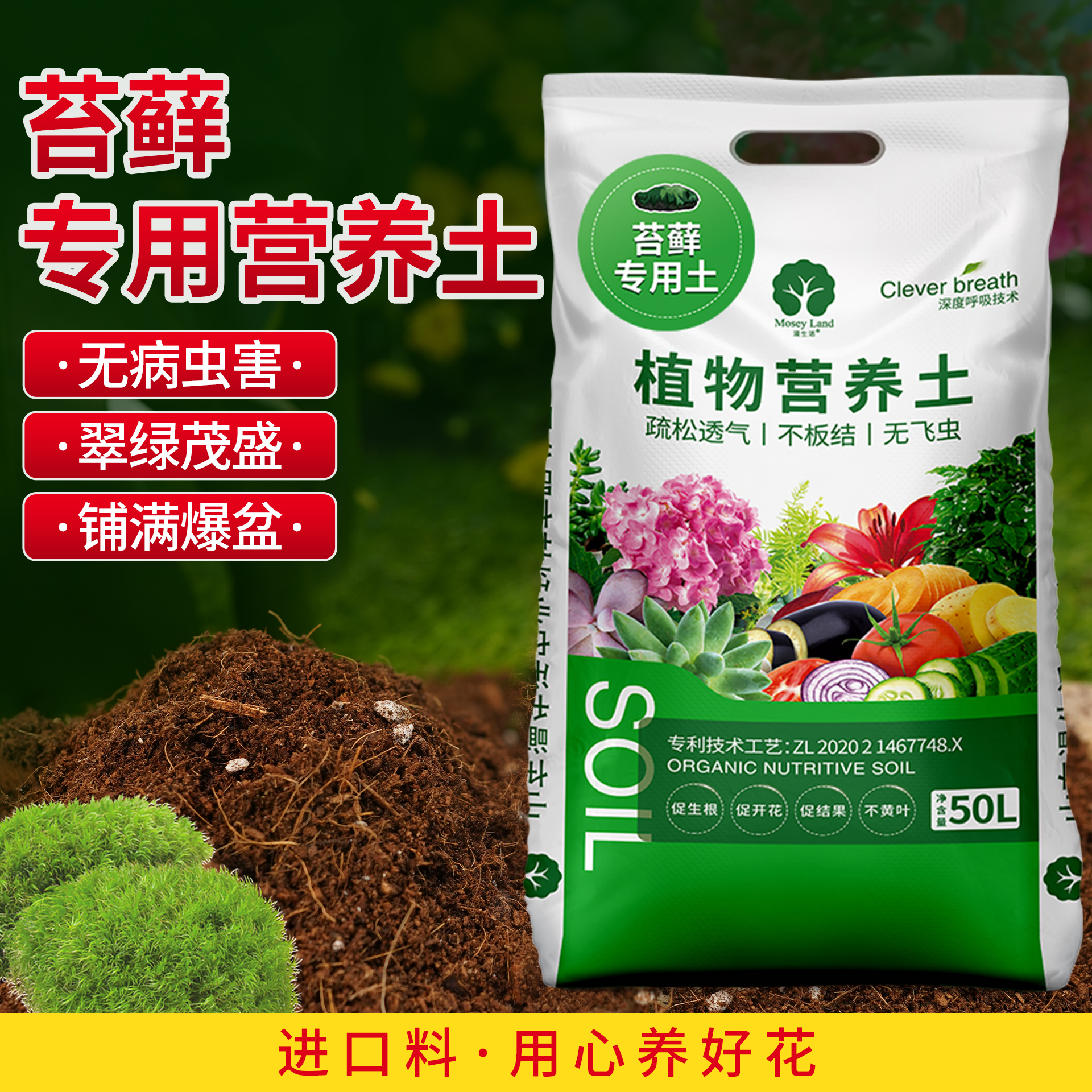 苔藓专用土专用营养土专用肥料漫生活研发专利营养土泥炭土品质好