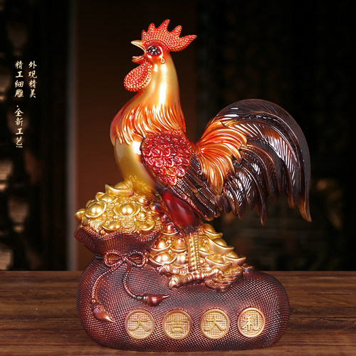 大吉大公鸡摆件十二生肖鸡