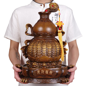 存钱罐添福纳财风水玄关葫芦摆件
