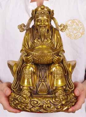 木香黄铜祝福简约风玄关工艺礼品