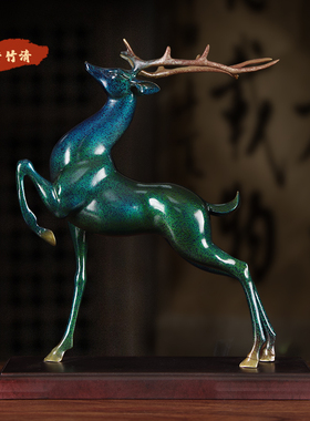 木香铜祝福简约风客厅摆件