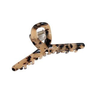 韩国优雅气质豹纹抓夹醋酸发抓大号后脑勺头发夹子百搭带齿发饰女