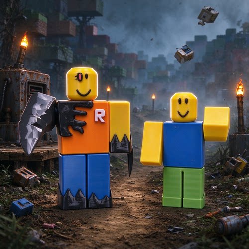 罗布乐思游戏Roblox人偶可动玩具