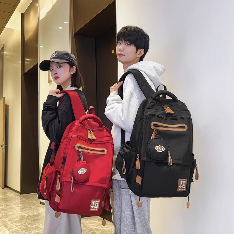 日本进口双肩包新款大容量背包初中高中生书包大学生潮背包旅行包