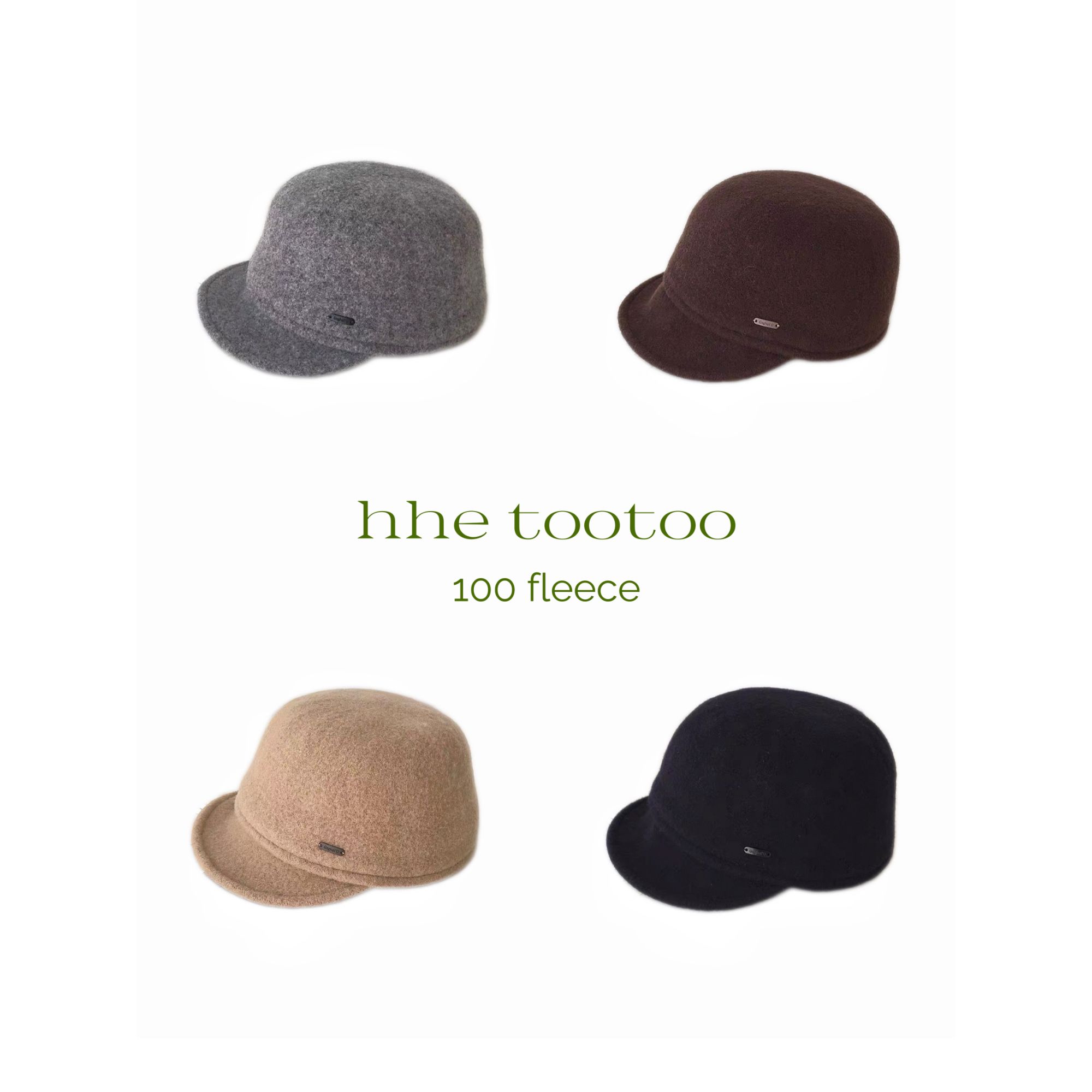 HHE TOO TOO秋冬韩版保暖女生秋冬帽子秋季针织037