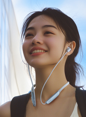 漫步者W280NB Pro挂脖式无线降噪蓝牙耳机颈挂运动久戴不痛男女生