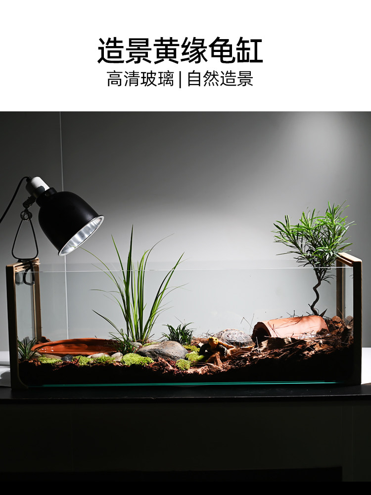 黄园龟专用养殖箱龟生态园林屋水陆箱安源台缘半水生龟养殖箱