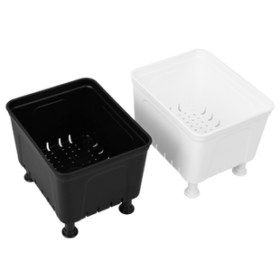 乌龟专用黑白发色盒鱼缸龟苗孔雀鱼热带鱼孵化饲养盒多功能隔离盒