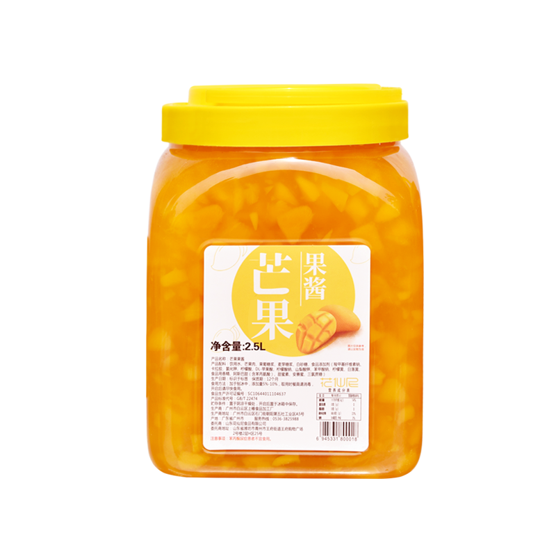 花仙尼果味酱2.5kg*6罐冰粥