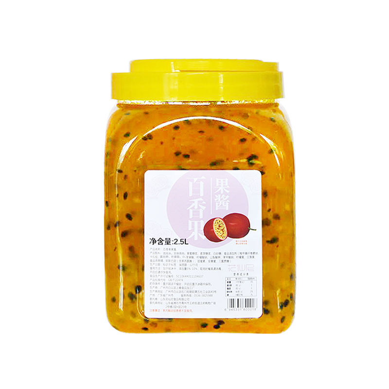 花仙尼百香果酱2.5kg*6罐冰粥
