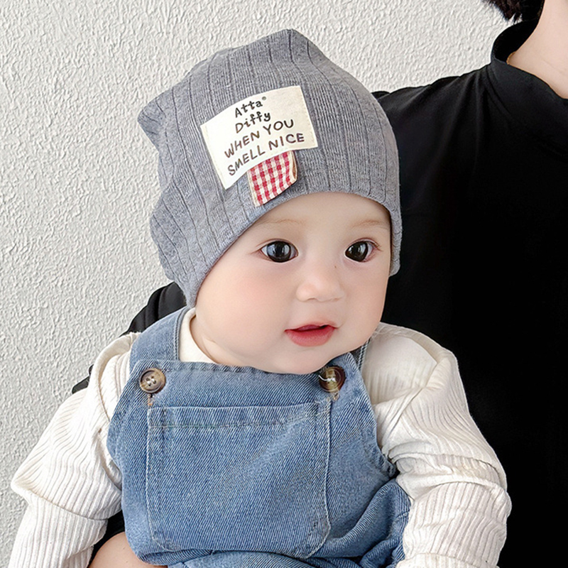 婴儿帽子宝宝堆堆帽秋冬款