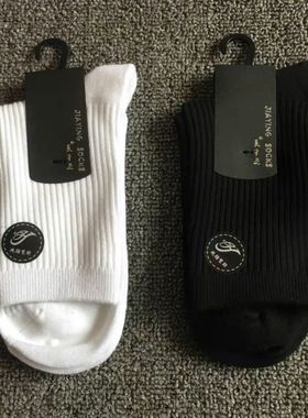 【7A抗菌】10双35元白色双针纯棉中筒袜子男长袜白色秋冬黑色男士