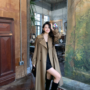 2026春秋季新款风衣女中长款高级感韩系经典宽松气质大衣休闲外套
