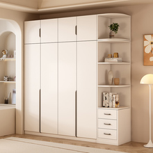 衣柜家用卧室实木芯对开门出租房新款儿童大衣橱简易收纳储物柜子