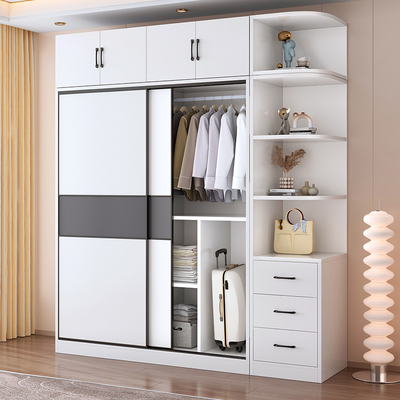 家用卧室衣柜纯实木生态板