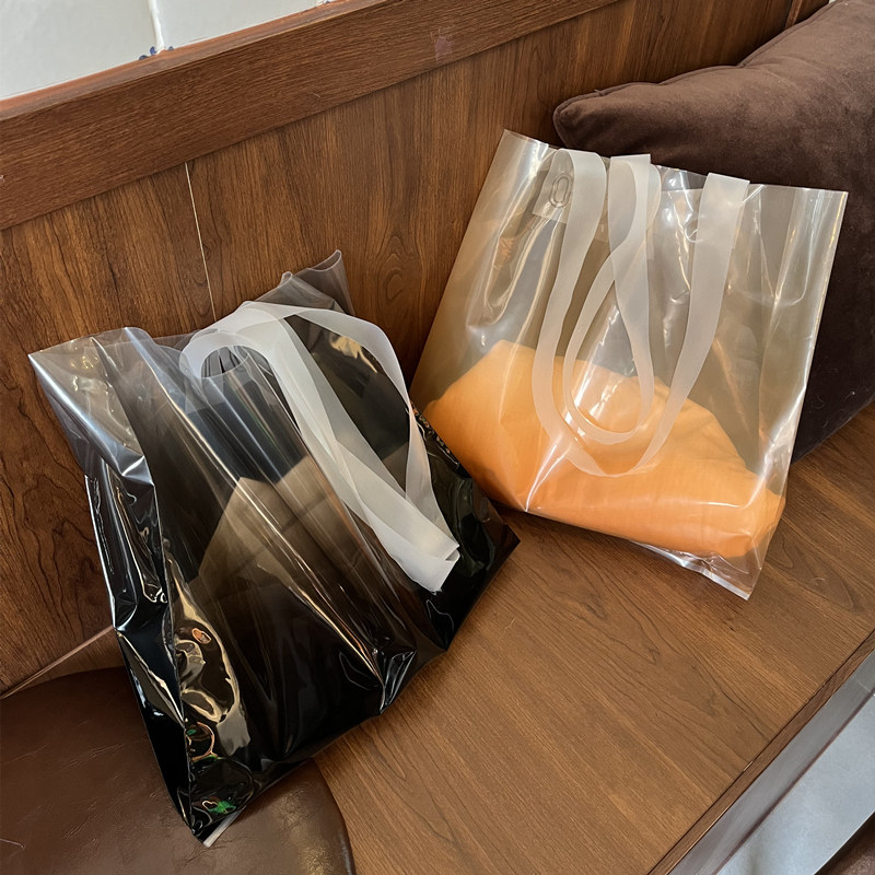 壹选PE塑料肩背服装袋定制图片
