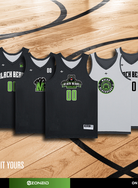 ZONEID双面篮球服套装定制速干透气美式单层两面穿训练比赛球衣