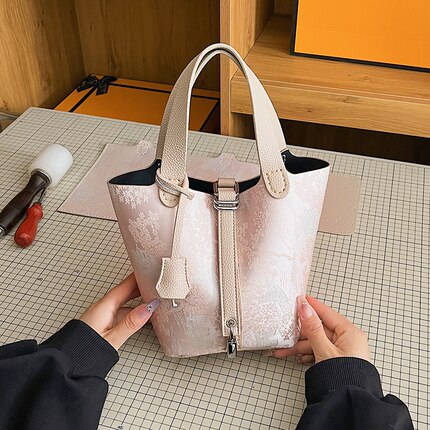 diy手工编织包新中式国风宋锦自制材料包配旗袍汉服菜篮子手提包