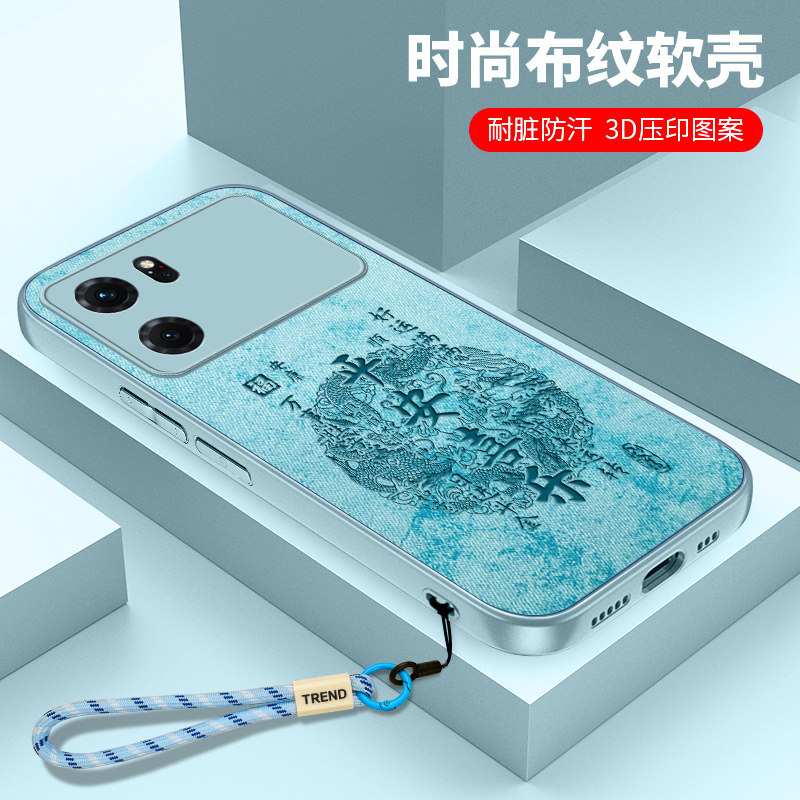 OPPOK10的手机壳OPPO k10X布纹保护套Pro高级感硅胶0pp0活力版opk活力板中国风女款oppk全包防摔opopk男款por