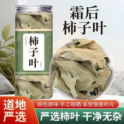 【正品】新鲜柿子叶泡茶中药材柿叶茶可冲泡可煮组合型花茶罐装